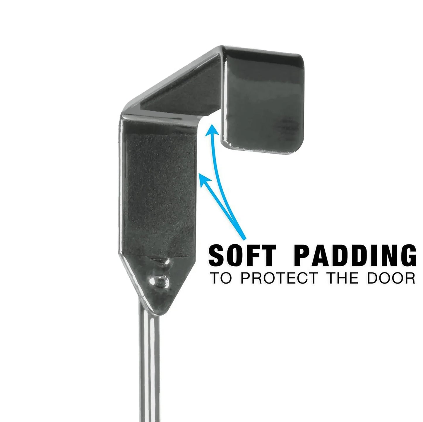 Heavy Duty Satin NIckel Over The Door Organizer Hanger