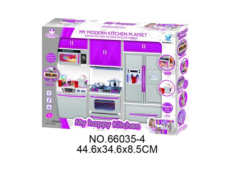 My Modern Kitchen Deluxe Playset - Battery Operated, Lights & Sounds - US Stores
