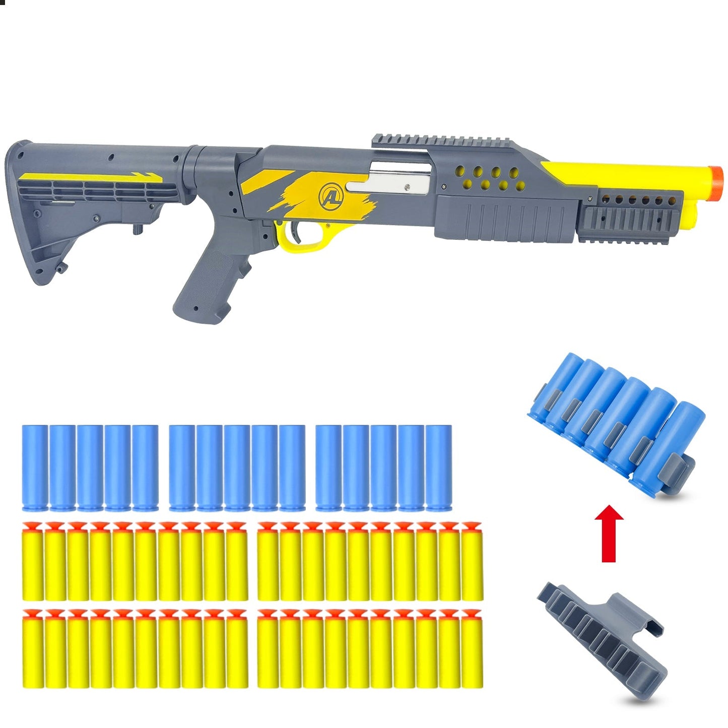 Tactical Foam Dart Blaster Toy with Shell Ejection - US Stores