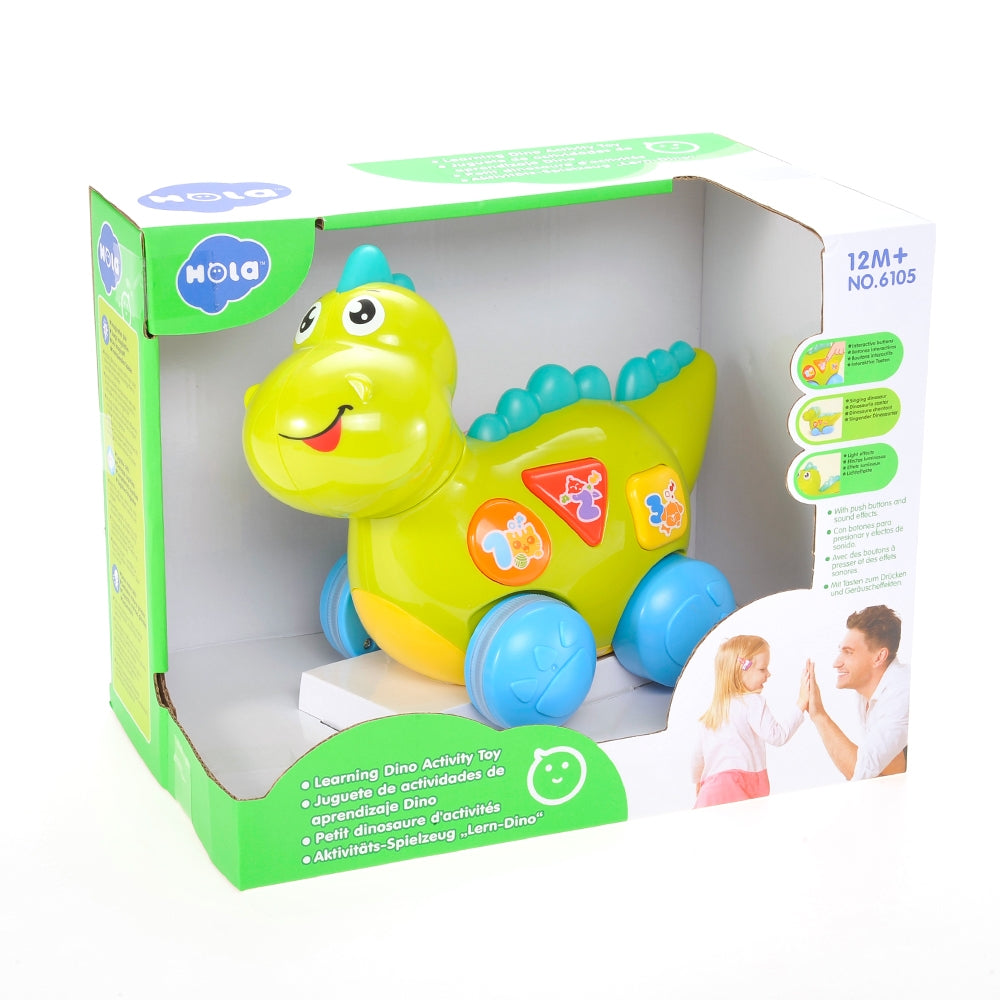 AZ Trading & Import Talking Dinosaur Toy With Lights, Sounds, And Educational Activities