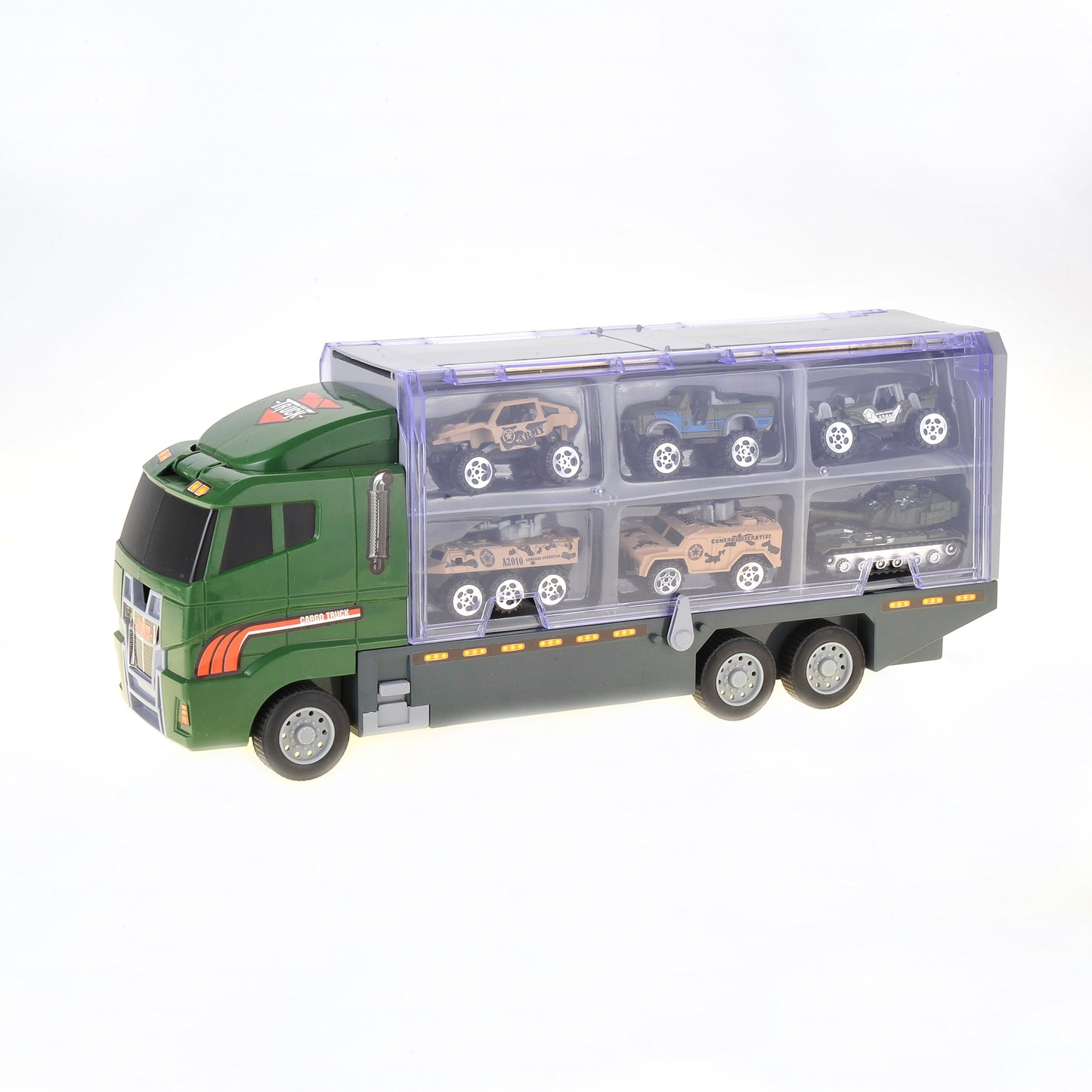 AZ Trading and Import 10 in 1 Military Vehicle Carrier Truck