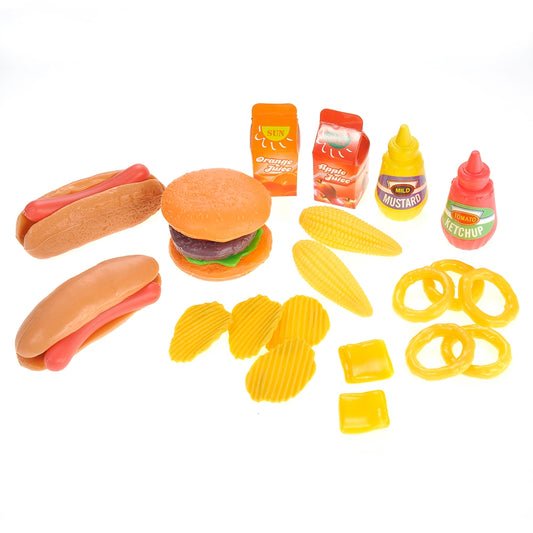 AZ Trading & Import Burger & Hot Dog Fast Food Cooking Play Set