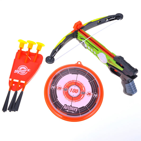 AZ Trading & Import Toy Crossbow Archery Set with Suction Cup Arrows and Target with RGB lights