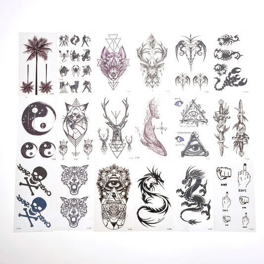 AZ Trading & Import More Temporary Tattoos Men Women Kids