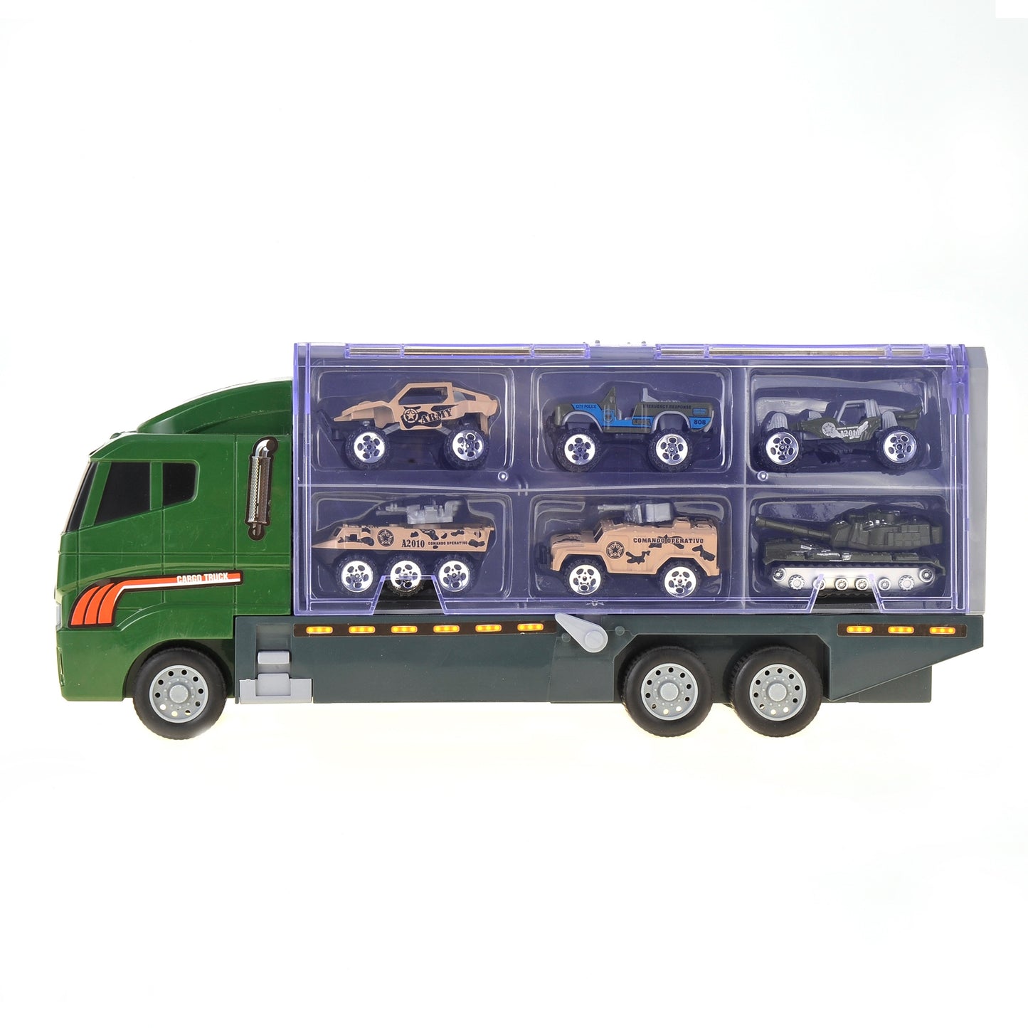 AZ Trading and Import 10 in 1 Military Vehicle Carrier Truck