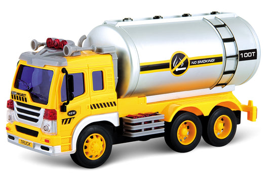 AZ Trading & Import Friction Powered Oil Tanker Truck Toy