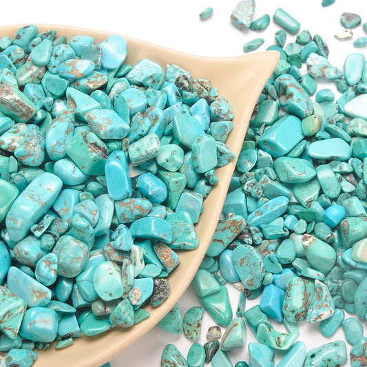 AZ Trading & Import Turquoise Tumbled Chips Stone (1 Pound)