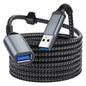 10 ft USB 3.0 Male-to-Female Extension Cable – Black - US Stores