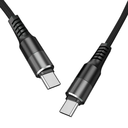 10 ft USB-C to USB-C Braided Fast Charging Cable – Black - US Stores