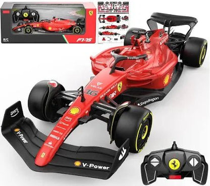 1:18 Ferrari F1-75 RC Car 2.4GHz Remote Control Racing Car - US Stores