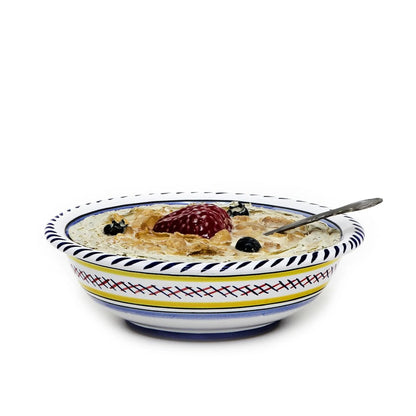 ORVIETO ROOSTER Salad/Cereal Bowl - Size: 7.5 DIAM. X 2.25 HIGH/DEEP (DIMENSIONS MEASURED IN INCHES) | Pack Of: 1 | Style: Salad/cereal bowl