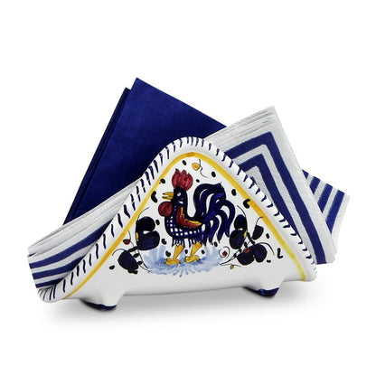 ORVIETO ROOSTER Napkin Holder - Size: 6.5 WIDE X 3.5 HIGH (DIMENSIONS MEASURED IN INCHES) | Pack Of: 1 | Style: Napkin holder