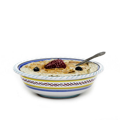 ORVIETO ROOSTER Salad/Cereal Bowl - Size: 7.5 DIAM. X 2.25 HIGH/DEEP (DIMENSIONS MEASURED IN INCHES) | Pack Of: 1 | Style: Salad/cereal bowl