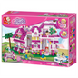 Girl's Dream Seaside Villa Building Brick Kit (726 pcs)