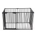 146" Extra Wide Baby Gate, 6 - Panel Baby Pet Playpen, Fireplace Safety Fence, Foldable Barrier Gate, Black - US Stores