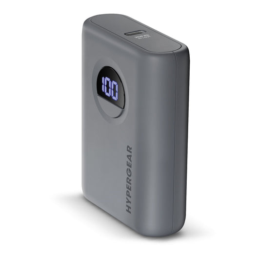 HyperGear 10000mAh 20WPD W/Digital Power Bank Grey