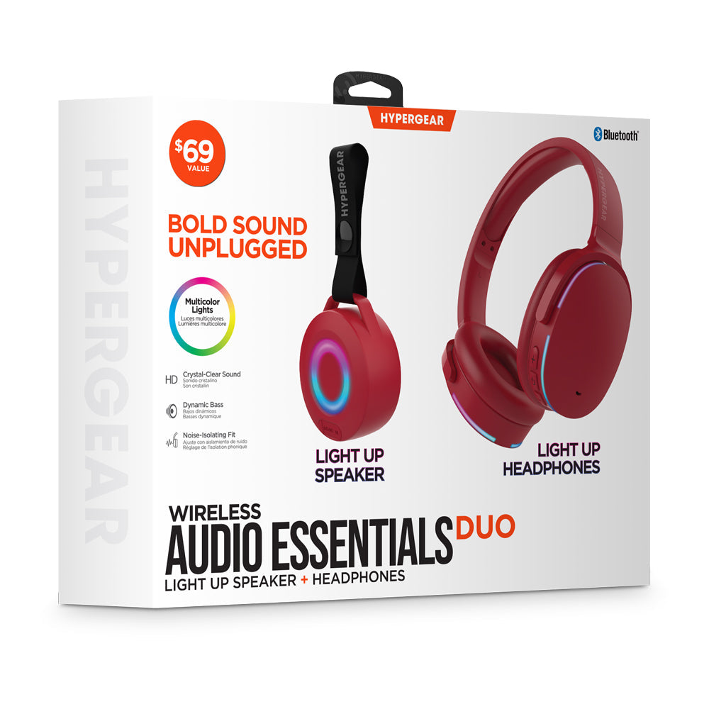 HyperGear Audio Essentials Duo Red