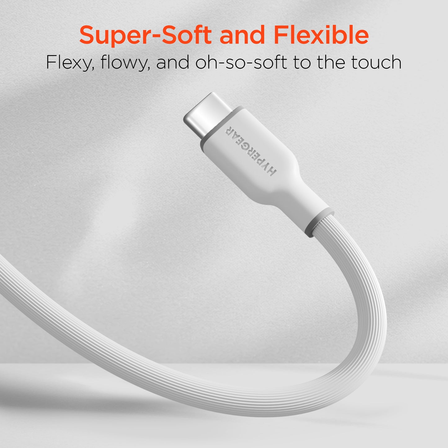 10ft White Flexi Pro USB-C to USB-C Fast Charge Cable - US Stores