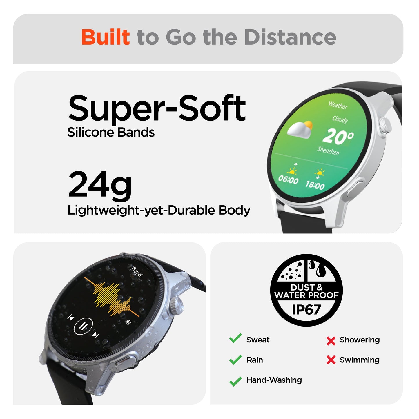 HyperGear SmartWatch Silver