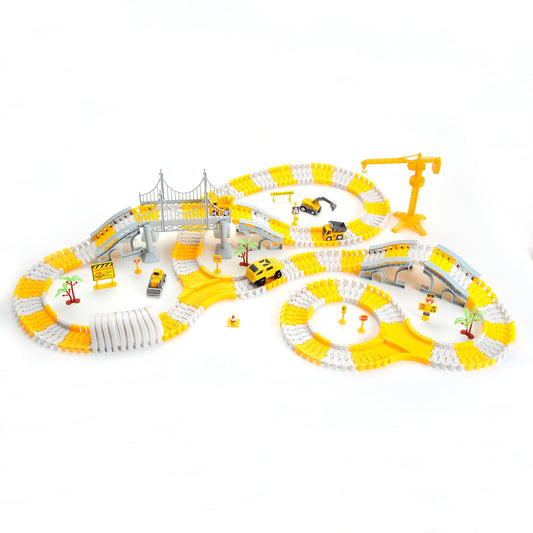 AZ Trading & Import Construction Flexible Race Track Set | 236 Pieces