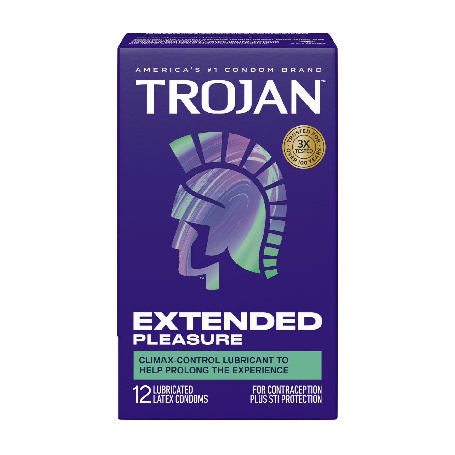 "Trojan Pleasures Extended Pleasure - 12 Pack TJ97252"