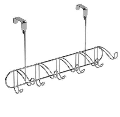 Heavy Duty Satin NIckel Over The Door Organizer Hanger