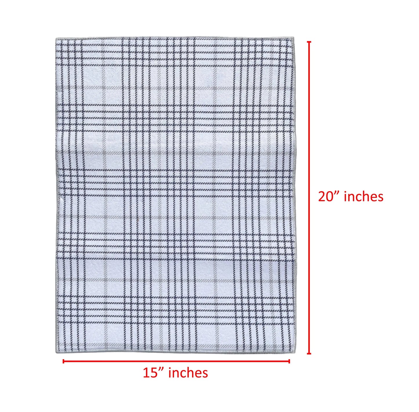 Reversible Highly Absorbent Washable Drying Mat
