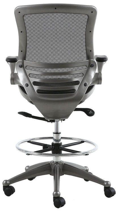 Harwick Evolve™ All Mesh Heavy Duty Drafting Chair - Gunmetal Finish