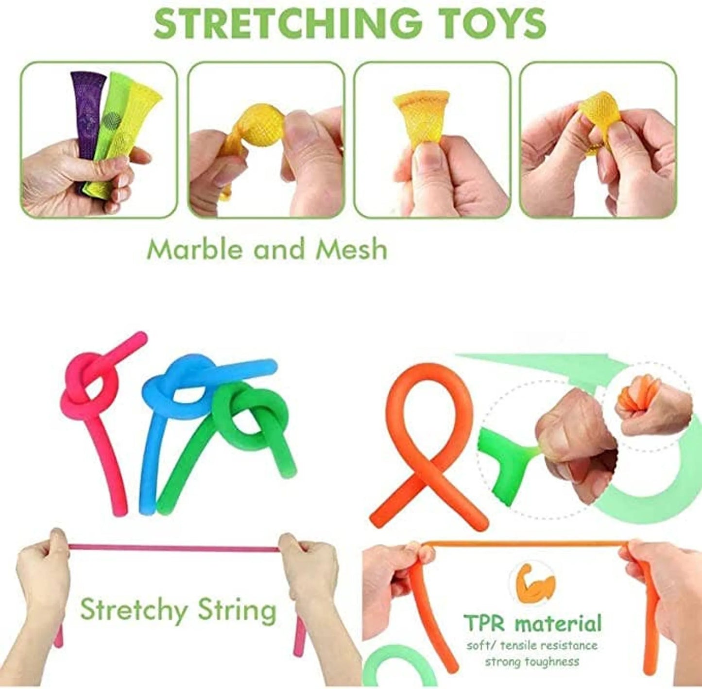 26 Piece Halloween Fidget Sensory Toy Set with Gift Bag