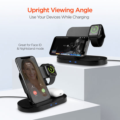 3-in-1 Wireless Charging Dock Phone + Apple Watch + AirPods - US Stores