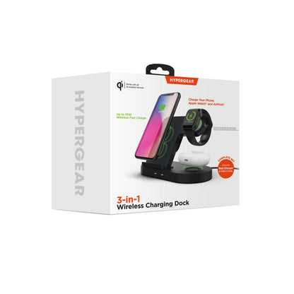 3-in-1 Wireless Charging Dock Phone + Apple Watch + AirPods - US Stores