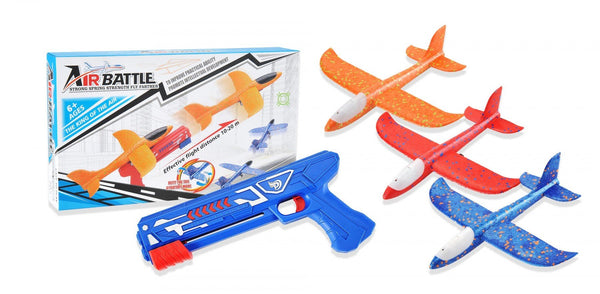 3 Packs Airplane Launcher Toys, 2 Flight Modes - US Stores