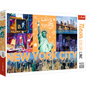 Jigsaw Puzzles - "1000 Neon Color Line" - Neon city / Trefl