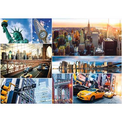 Jigsaw Puzzles - "4000" - New York - collage / Trefl