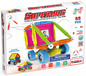 Tinamiri Supermag - Wheels 55 - Magnetic Building Set, 1000 Piece Jigsaw Puzzle