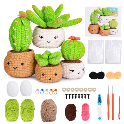 Succulents Crochet Kit Crochet Kit