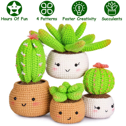 Succulents Crochet Kit Crochet Kit