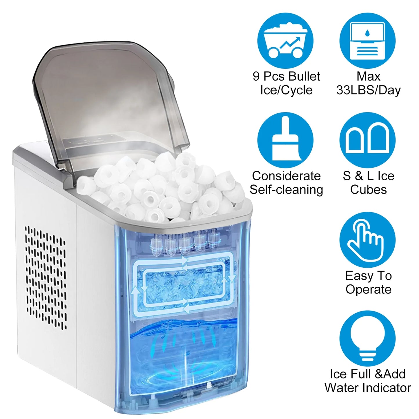 Electric Countertop Ice Maker