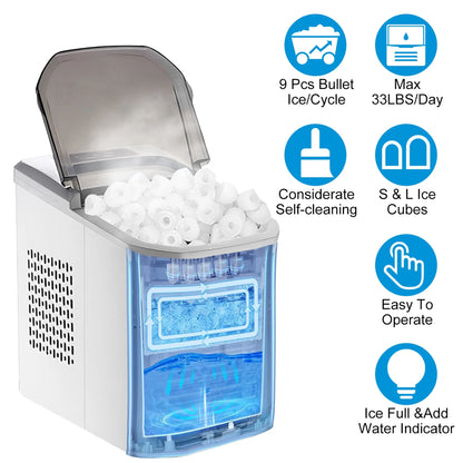Electric Countertop Ice Maker