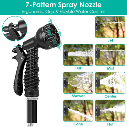 25FT/50FT/100FT Heavy Duty Stainless Steel Garden Hose