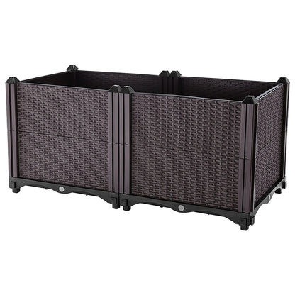 Raised Garden Bed Plant Growth Box