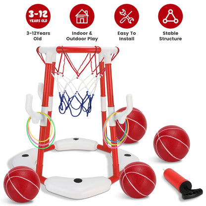 Summer Pool Basketball Hoop Toy Set