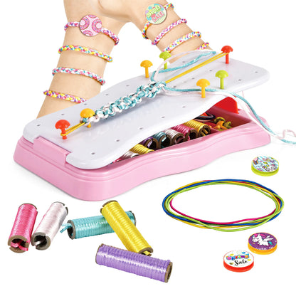 Bracelet Making Kit DIY Arts and Crafts Toys Kids Travel Activity Set