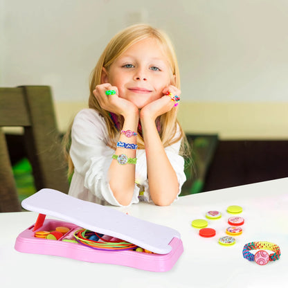 Bracelet Making Kit DIY Arts and Crafts Toys Kids Travel Activity Set