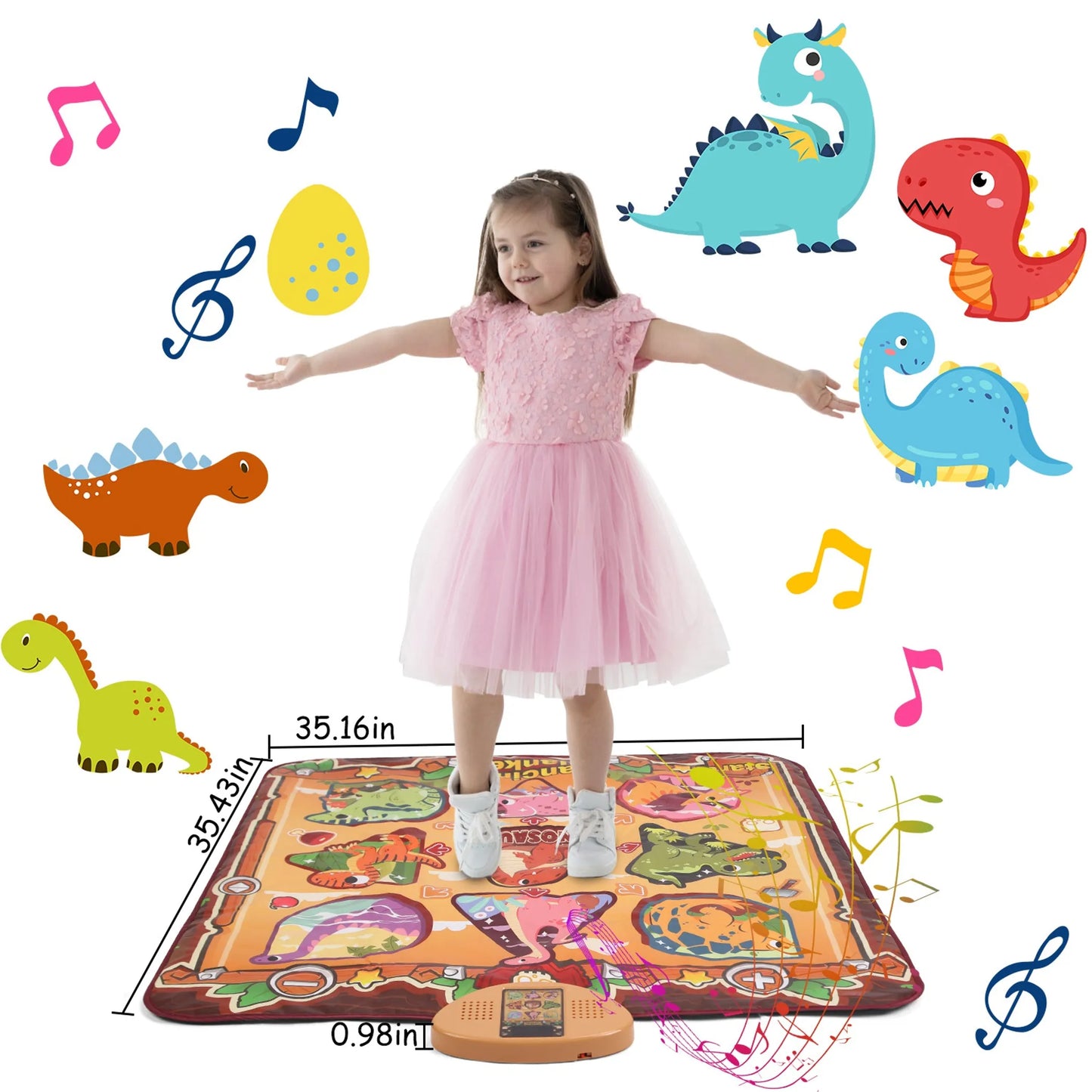 Dinosaur Dance Mat