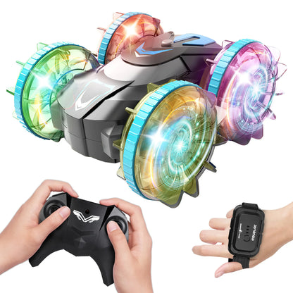 2 In 1 Amphibious RC Car Waterproof Stunt Car