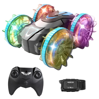 2 In 1 Amphibious RC Car Waterproof Stunt Car