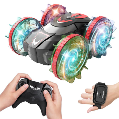 2 In 1 Amphibious RC Car Waterproof Stunt Car
