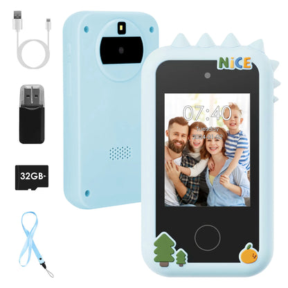 Kids Toy Smartphone Dual Camera Phone Touchscreen Learning Toy