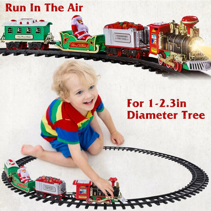 Electric Train Set Kid Toy Xmas Steam Train Kit